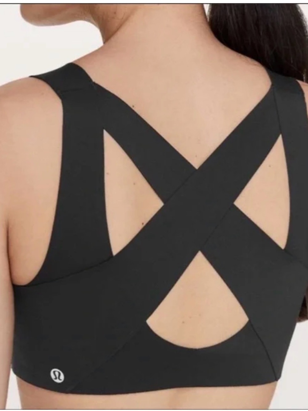 24. lululemon Enlite Black Crisscross Back Sports Bra